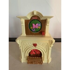 Fisher Price Loving Family Dollhouse Flip Television TV w/ Sounds Fireplace